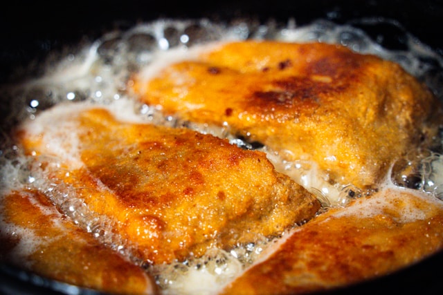 Gordura ruim, fritura na panela